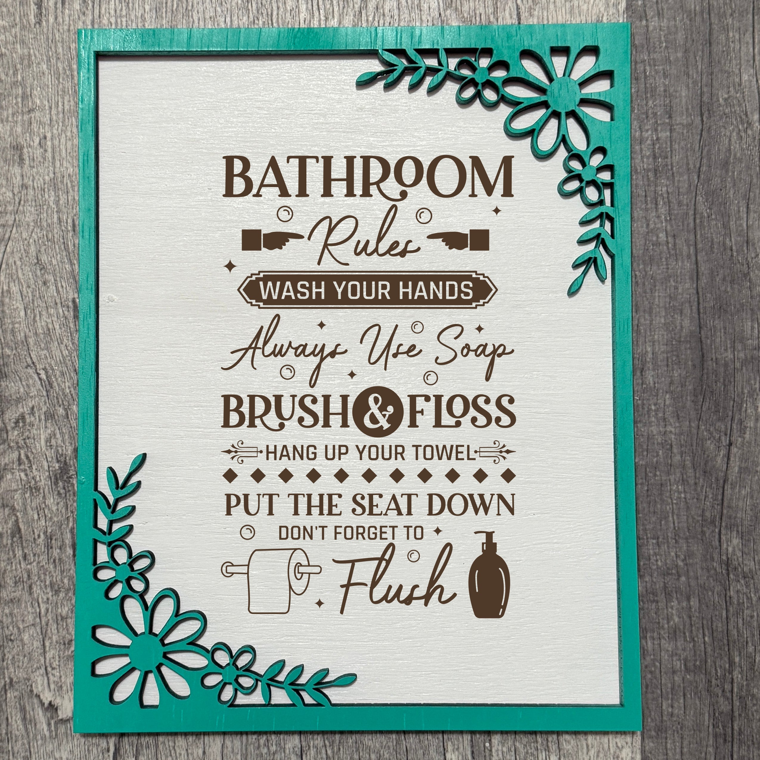 Solid Engraved 23x28 Sign or Decor Fully Customizable