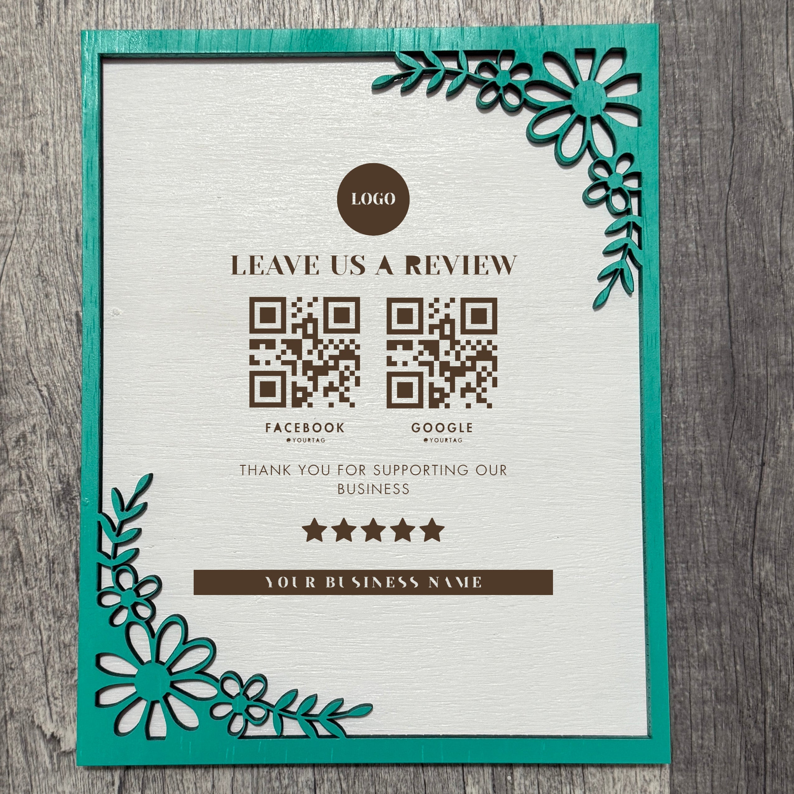 Solid Engraved 23x28 Sign or Decor Fully Customizable