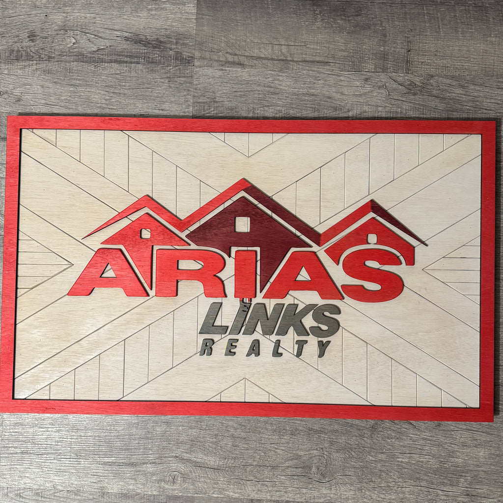 Business Signs Hand Crafted 28 Inch